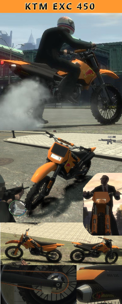 comment avoir une ktm dans gta 4